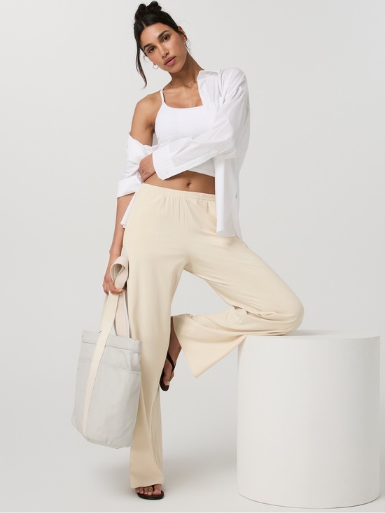 Vuori Pants - NEW Vuori 🐚 Villa Everyday Wide leg Pants in Bleached Sand - Size XXS NWT